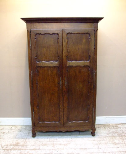 old provencal style 2 door armoire
